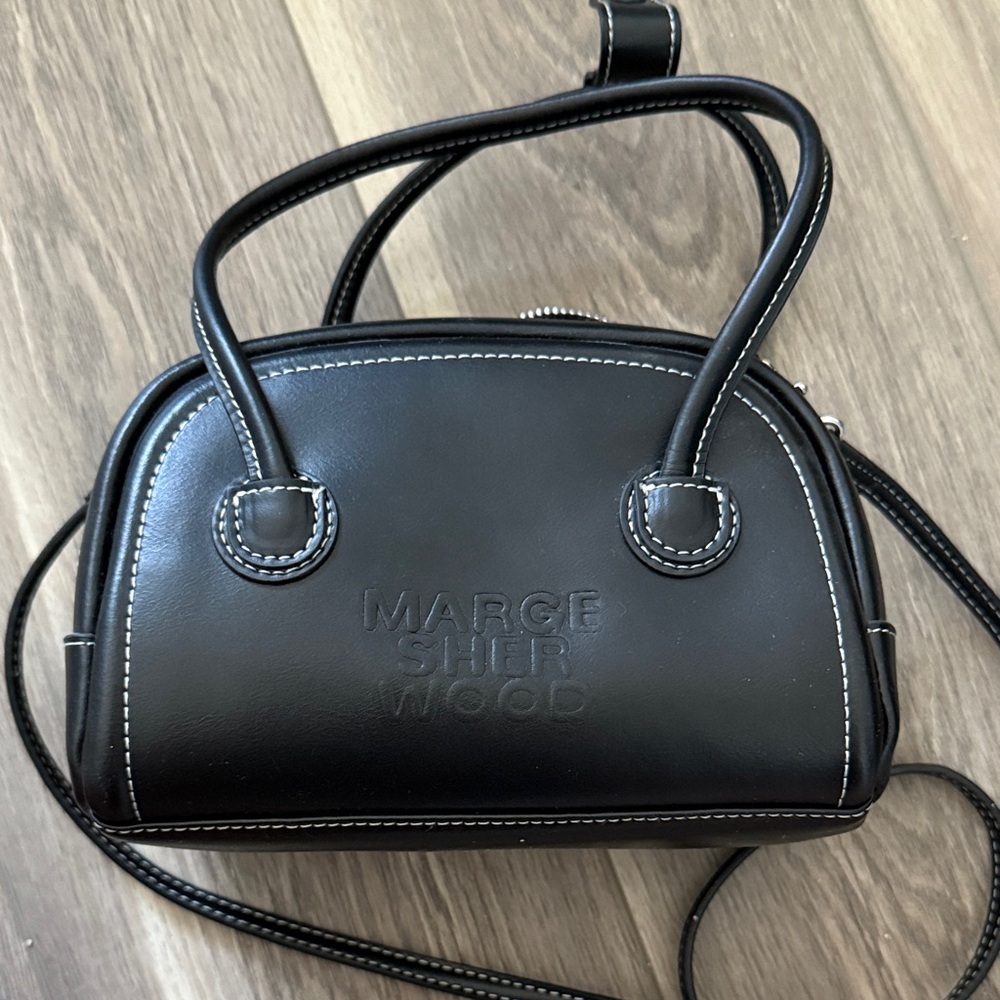 Marge Sherwood black mini soft tote
